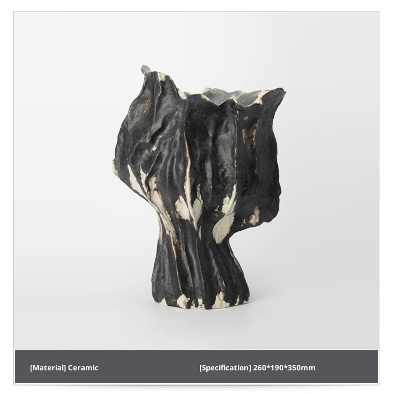 Vintage Flame Handmade Ceramic Vase Homestay