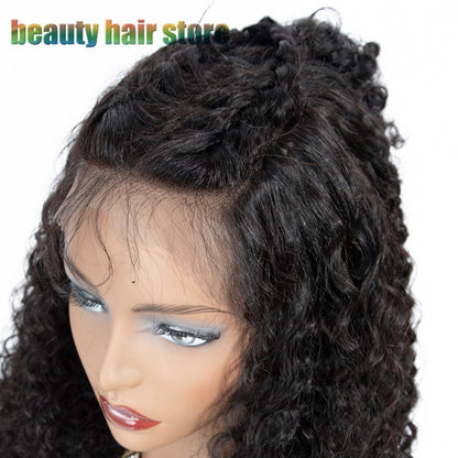 Kinky Curly Lace Front Human Hair Wigs