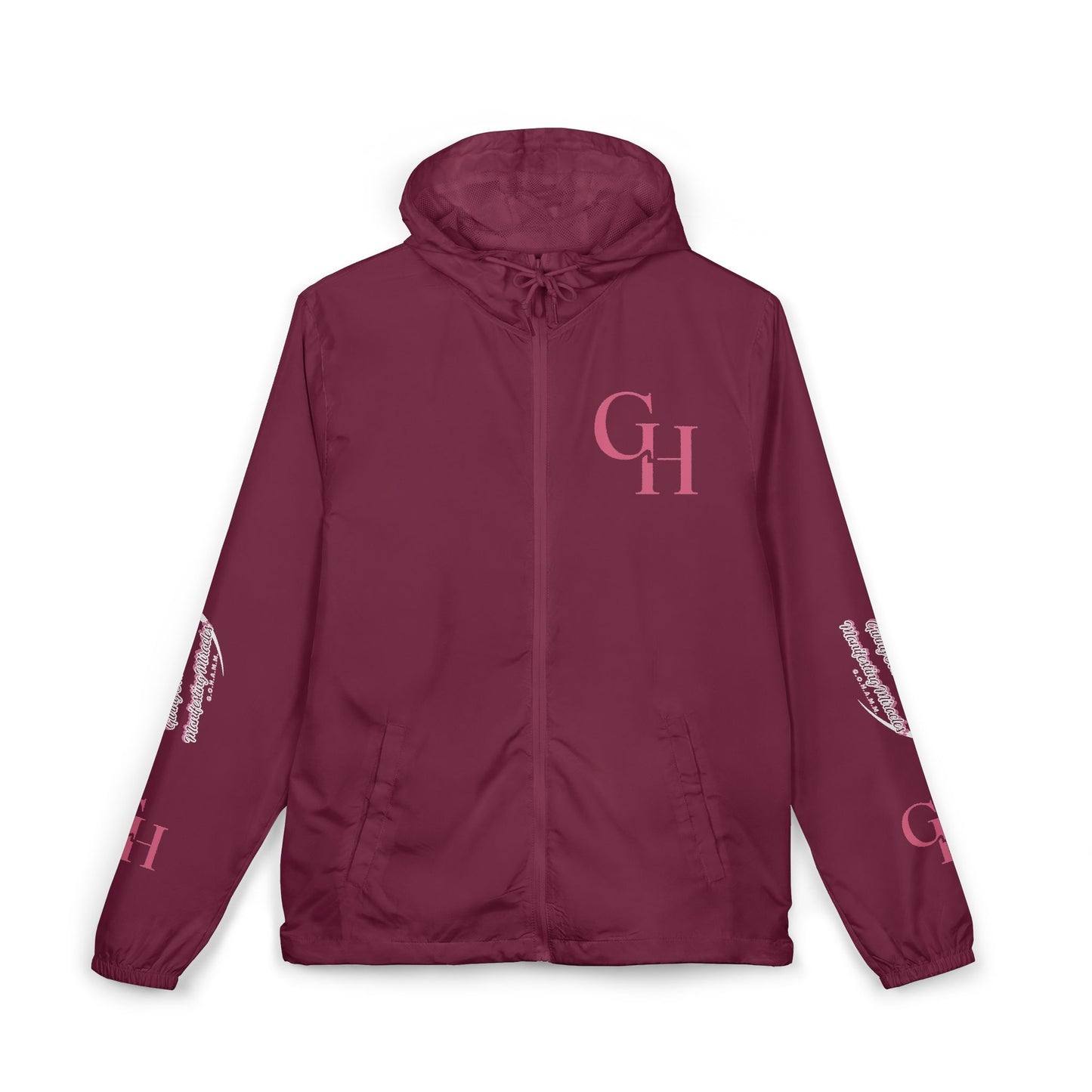 Unisex Full-Zip Windbreaker Jacket - GH
