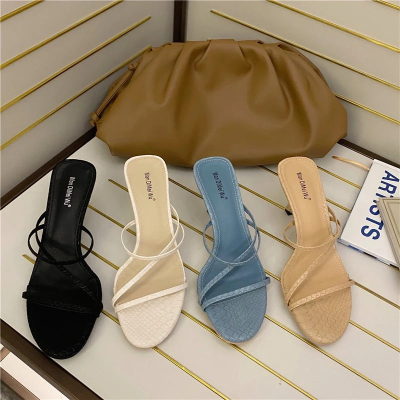 Summer New Style Kitten Stiletto Sandals