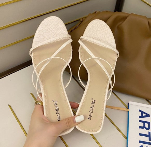 Summer New Style Kitten Stiletto Sandals