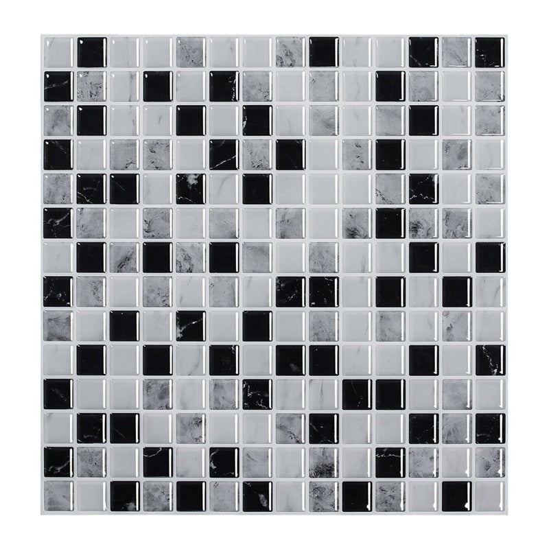 Creative 3D Grid Self-Adhesive Wallpaper, Home Minimalist Wall Sticker