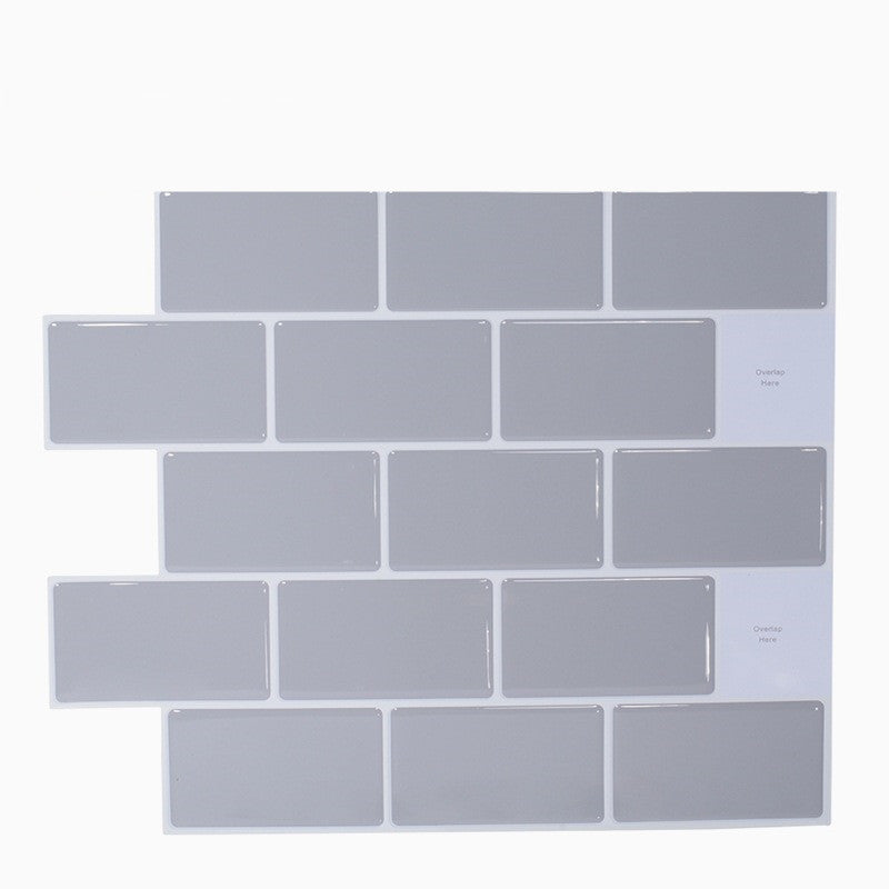 Creative 3D Grid Self-Adhesive Wallpaper, Home Minimalist Wall Sticker