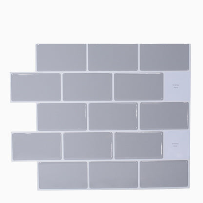Creative 3D Grid Self-Adhesive Wallpaper, Home Minimalist Wall Sticker