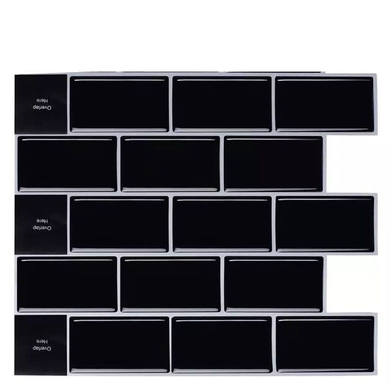 Creative 3D Grid Self-Adhesive Wallpaper, Home Minimalist Wall Sticker