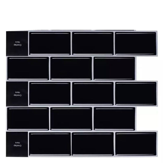Creative 3D Grid Self-Adhesive Wallpaper, Home Minimalist Wall Sticker