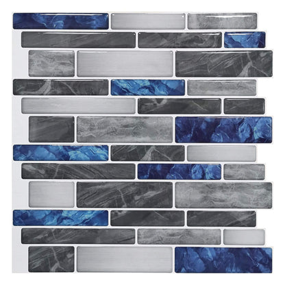 Creative 3D Grid Self-Adhesive Wallpaper, Home Minimalist Wall Sticker
