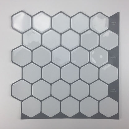 Creative 3D Grid Self-Adhesive Wallpaper, Home Minimalist Wall Sticker