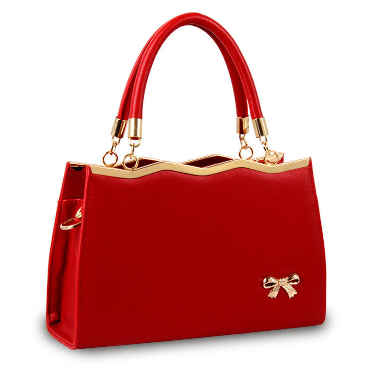 Bowknot Fashion Sports Messenger Shoulder Handbag