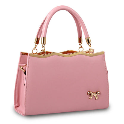 Bowknot Fashion Sports Messenger Shoulder Handbag