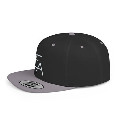 Flat Bill Snapback Hat - LC