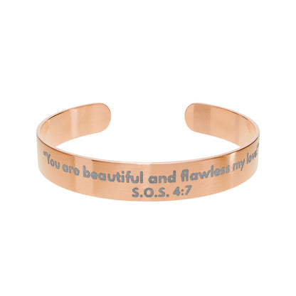 Engraved Cuff Bracelet