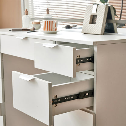 Dressing Table Set With LED Mirror And 3 Lighting Modes