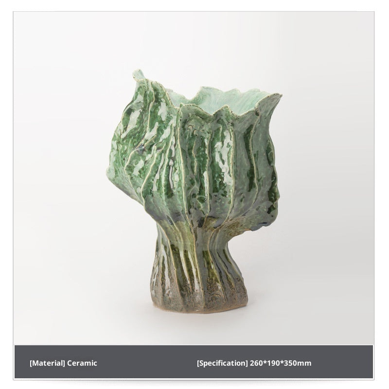 Vintage Flame Handmade Ceramic Vase Homestay