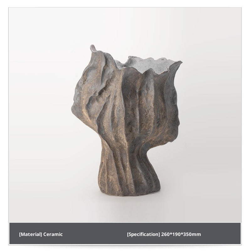 Vintage Flame Handmade Ceramic Vase Homestay