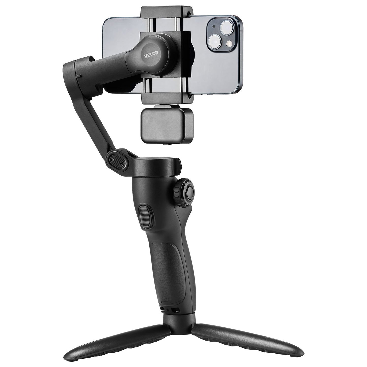 3-Axis Phone Gimbal Stabilizer For Smartphone Android IPhone With Fill Light