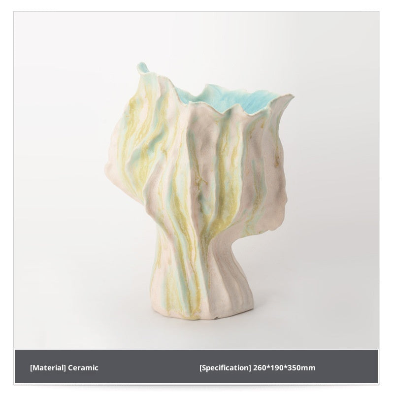 Vintage Flame Handmade Ceramic Vase Homestay