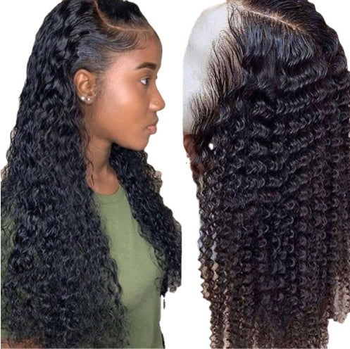 Kinky Curly Lace Front Human Hair Wigs