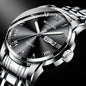 Men's Full-automatic Waterproof Refined Steel Belt Quartz Watch