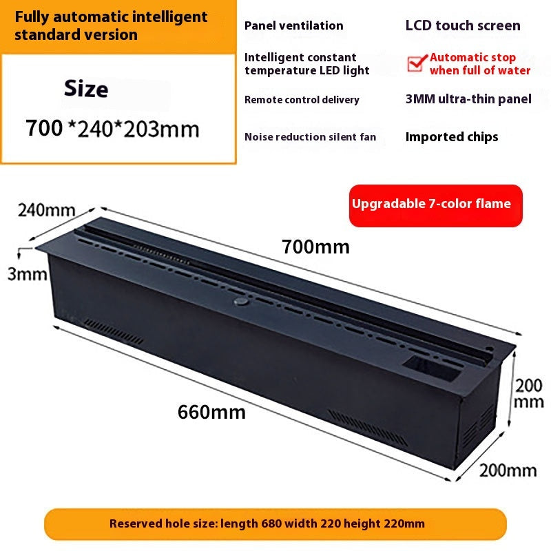 Multi-color 3D Atomization Fireplace Home Decoration Electronic Steam Fireplace