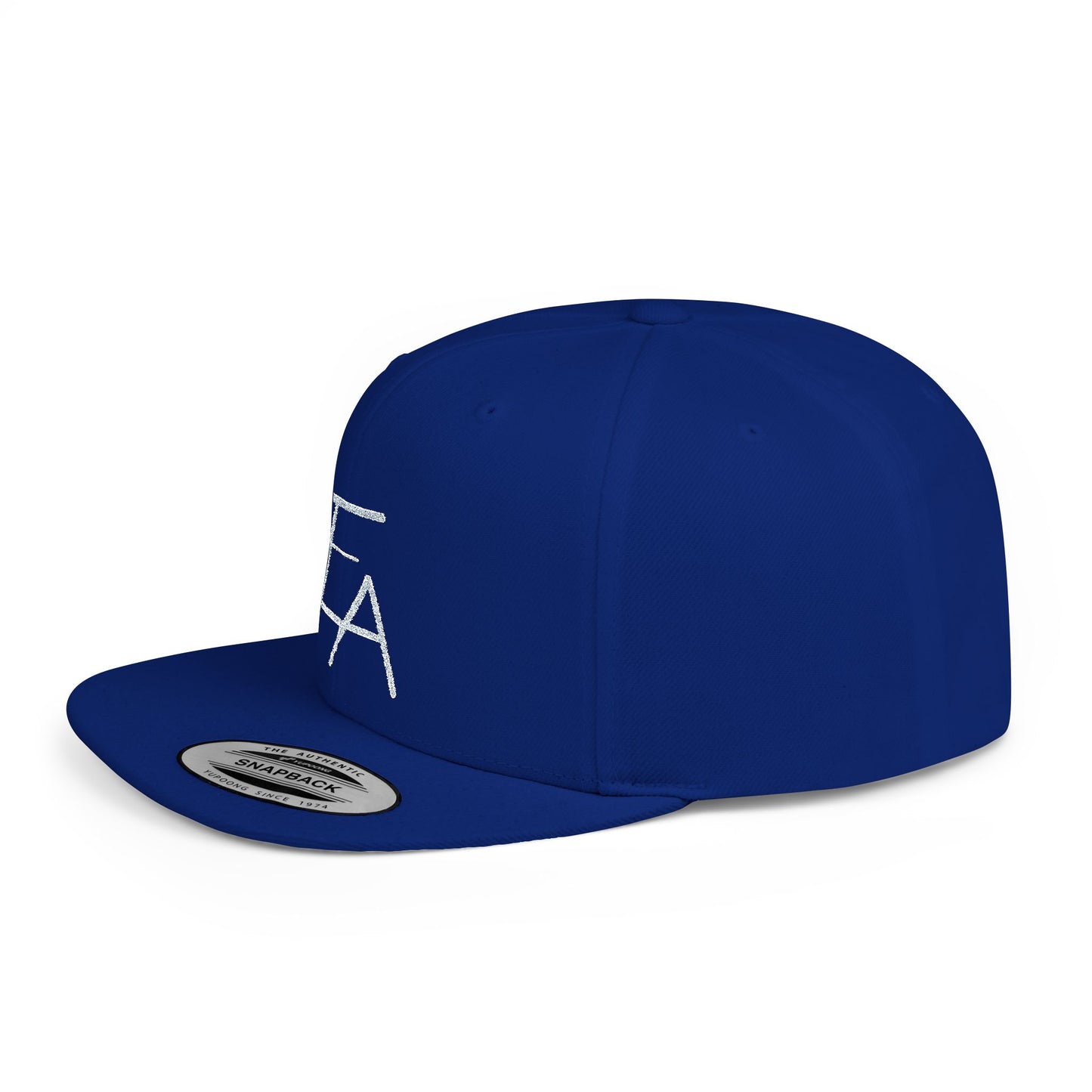 Flat Bill Snapback Hat - LC