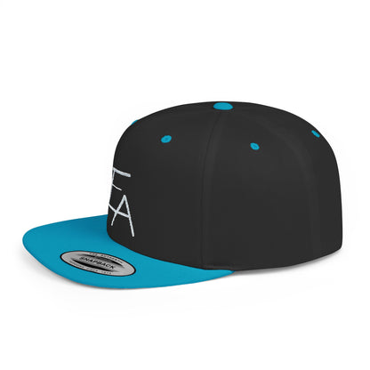 Flat Bill Snapback Hat - LC