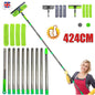 Telescopic Extendable Window Cleaner Equipment Glass Cleaning 4.5m Squeegee