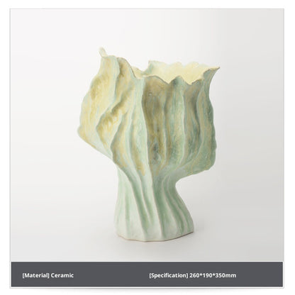 Vintage Flame Handmade Ceramic Vase Homestay