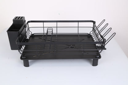 1Pc Dish Drying Rack Drain Board Utensil Holder Organizer Drainer Tableware Organizer Kitchen Countertop Storage Shelf