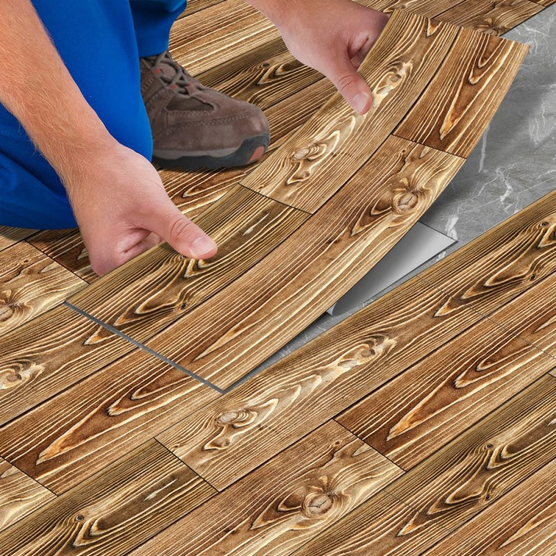 Wood Grain Peel And Stick Floor Stickers Non-Slip Self-Adhesive Floor Stickers