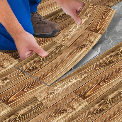 Wood Grain Peel And Stick Floor Stickers Non-Slip Self-Adhesive Floor Stickers