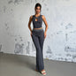 Sexy Hollow-out Sleeveless Tank Top With High Waist