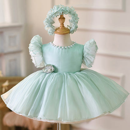 Mint Green European And American Girls Birthday Party Pettiskirt