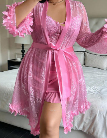 Sexy Sheer Lace Slip Dress For Intimate Wear