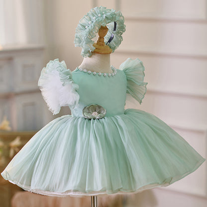 Mint Green European And American Girls Birthday Party Pettiskirt