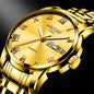 Men's Full-automatic Waterproof Refined Steel Belt Quartz Watch