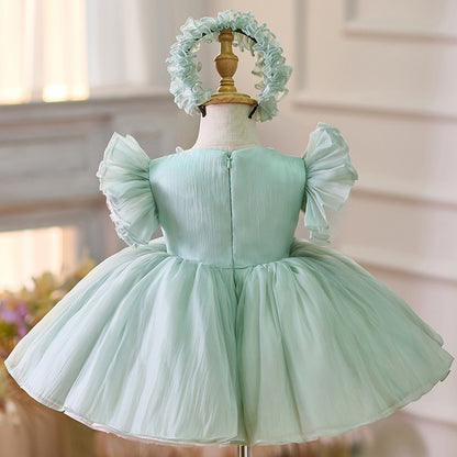 Mint Green European And American Girls Birthday Party Pettiskirt