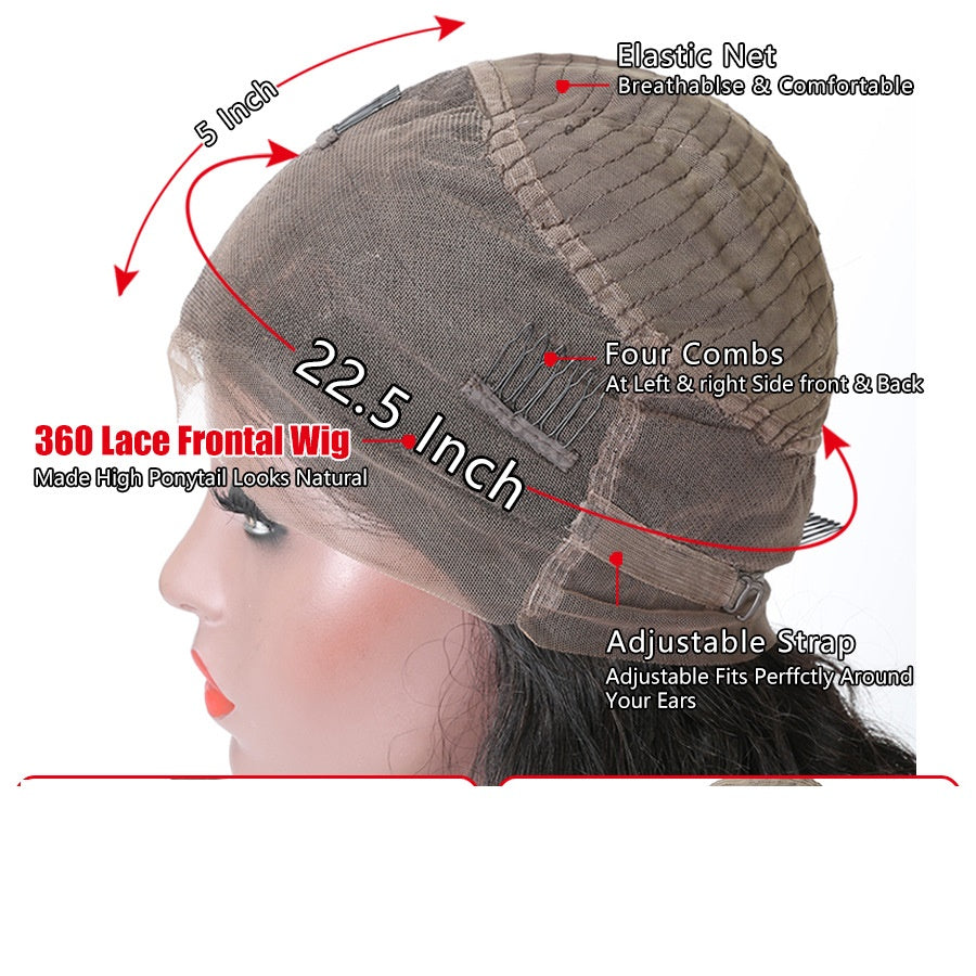 360 Lace Frontal Wig Human Hair