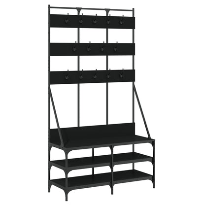 Clothes Rack with Shoe Shelf 100x
