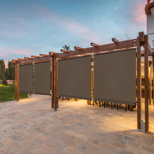 7'X6' Mocha HDPE Spliced Roller Shutter