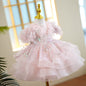Girls' Fashionable Simple Piano Playing Dress