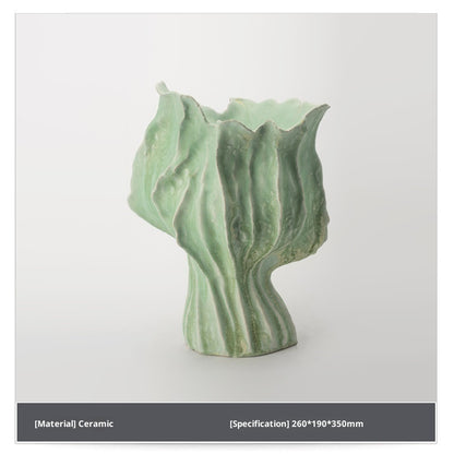 Vintage Flame Handmade Ceramic Vase Homestay