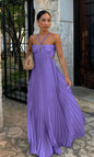 Ins Pleated Sleeveless Sling Dress Hollow High Waist Halter Robe Dresses For Evening Party Club Clothing Women