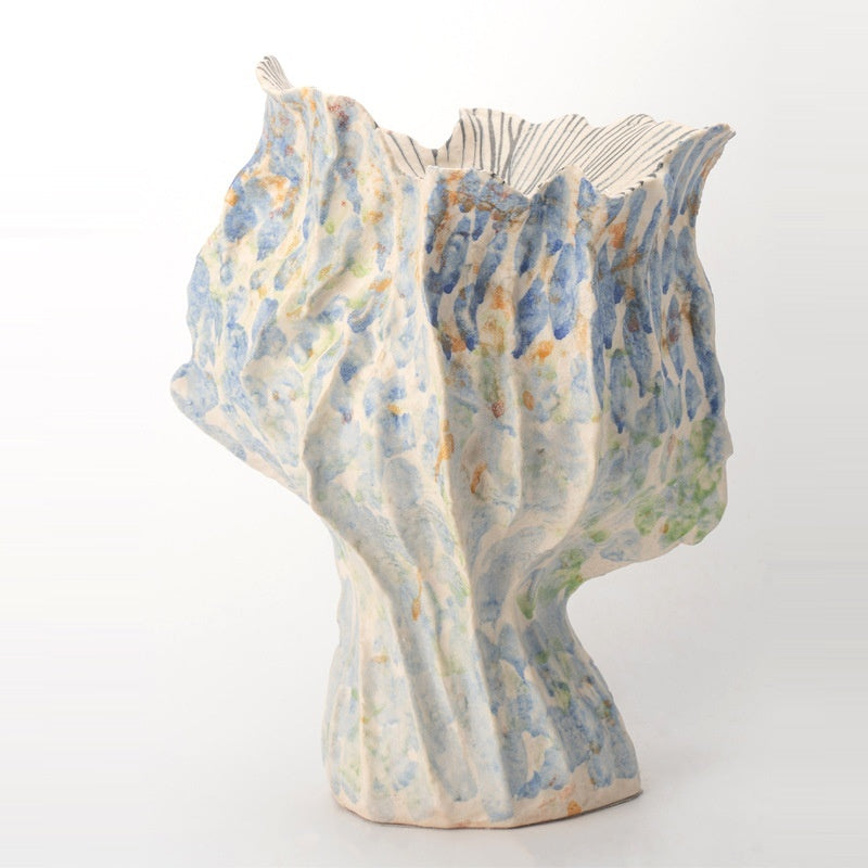 Vintage Flame Handmade Ceramic Vase Homestay