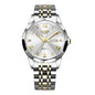 Mens Dual-calendar Waterproof Luminous Quartz Watch