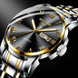 Men's Full-automatic Waterproof Refined Steel Belt Quartz Watch