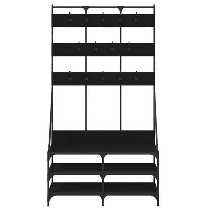 Clothes Rack with Shoe Shelf 100x