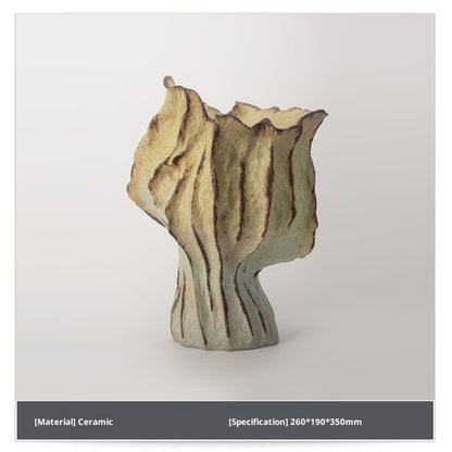 Vintage Flame Handmade Ceramic Vase Homestay