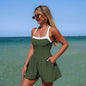 New European And American-style Womens One-piece Swimsuits