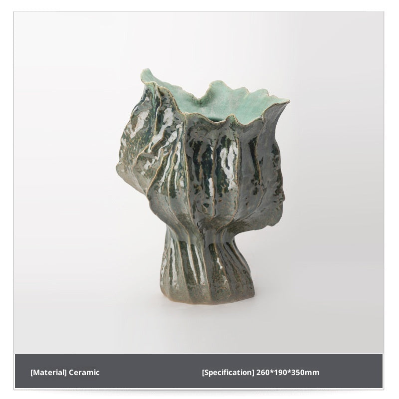 Vintage Flame Handmade Ceramic Vase Homestay